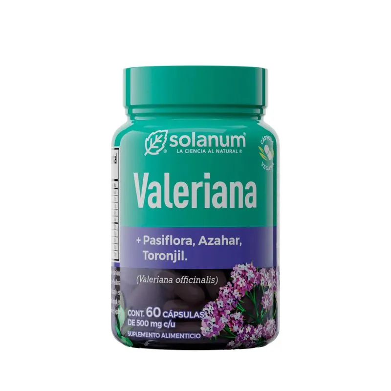 Solanum Valeriana Suplemento Alimenticio 60 Cápsulas