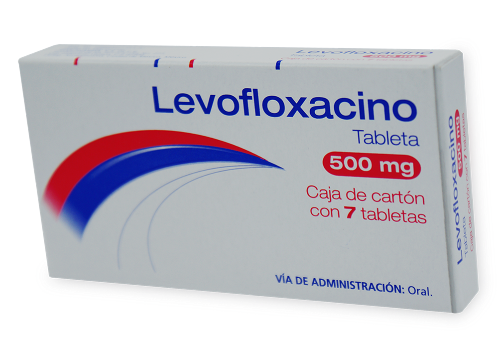Levofloxacino 500 mg 7 tabletas
