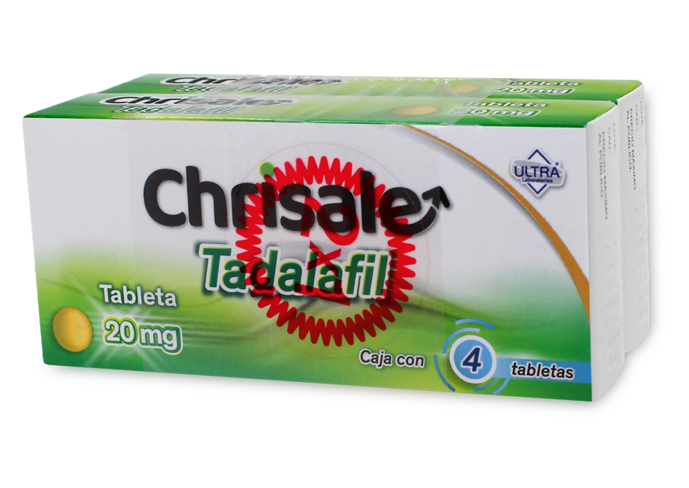 Tadalafil 20 mg 4 tabletas 2X1 