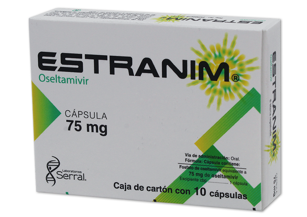 [7501258208178] Estranim Oseltamivir 75 mg 10 capsulas