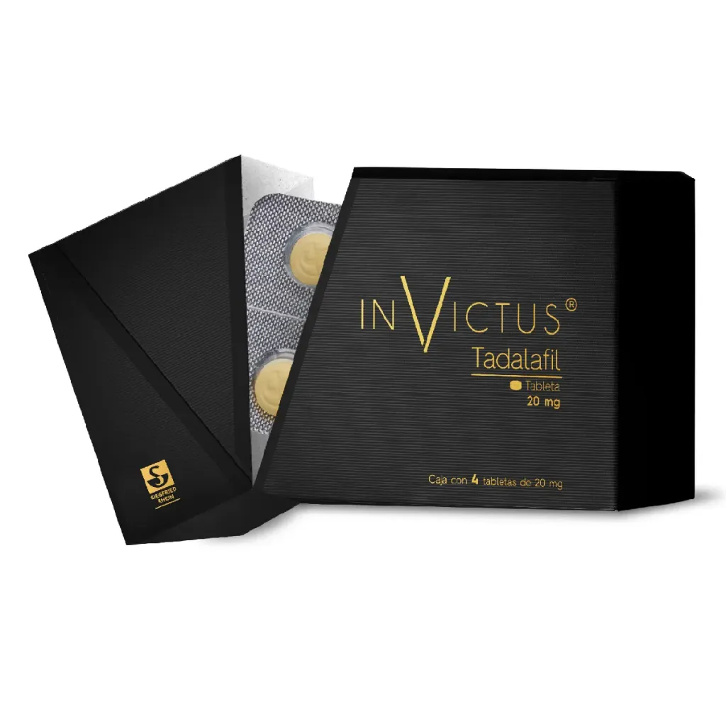 Invictus 20 Mg 4 Tabletas