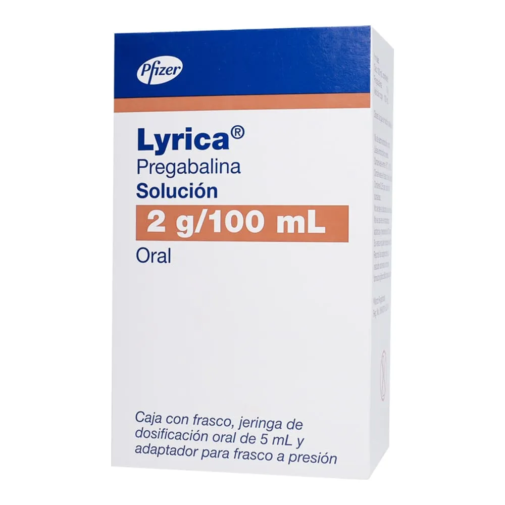 [840149675833] Lyrica 2g Pregabalina solución 100 mL