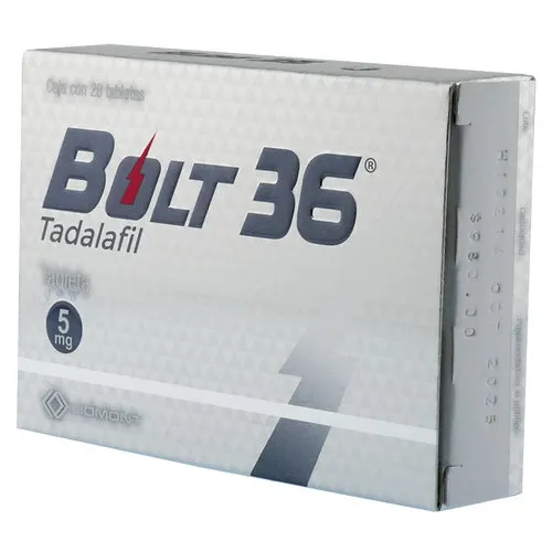 [7501299310663] Bolt 36 Tadalafil 5 mg 28 tabletas