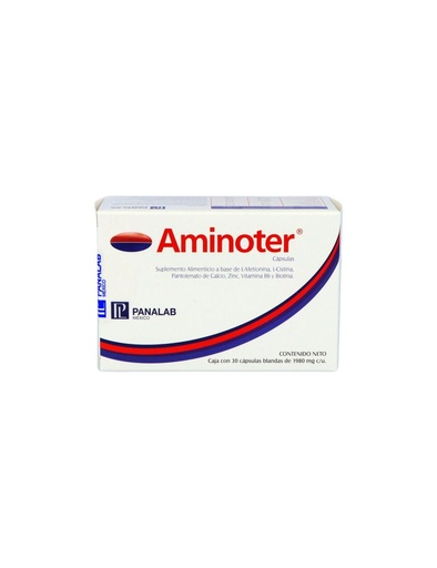 [7508006182667] Aminoter Suplemento Alimenticio 30 Cápsulas