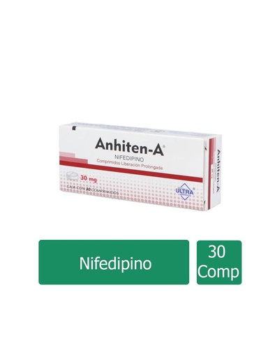 [7502216792289] Anhiten-A Liberación Prolongada 30 Mg 30 Comprimidos Genérico Ultra Lab