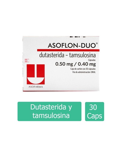 [7730979097192] Asoflon Duo 0.5/0.4 Mg 30 Cápsulas