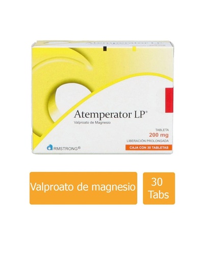 [7501089801371] Atemperator Liberación Prolongada 200 Mg 30 Tabletas