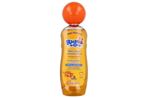 [7501022133286] Baby Shampoo Ricitos De Oro Miel Botella Con 250Ml