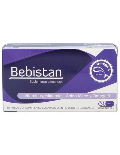 [7502242700272] Bebistan Suplemento Alimenticio Omega3 30 Cápsulas