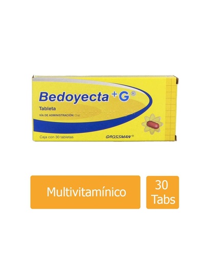 [7501123001231] Bedoyecta + G 30 Tabletas