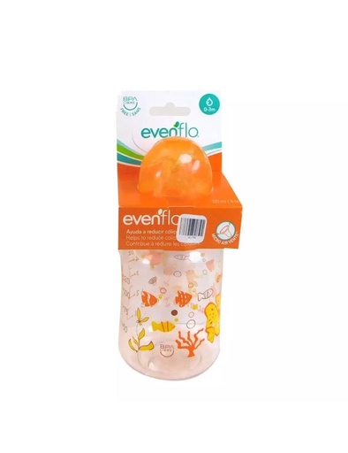 [7501027514097] Biberon Evenflo Acuario 4 Oz 1 Pieza