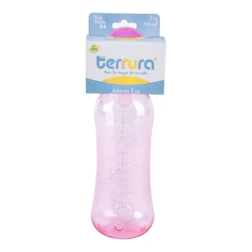 [7501026412042] Biberón Ternura Color C/Mamila 8 Oz
