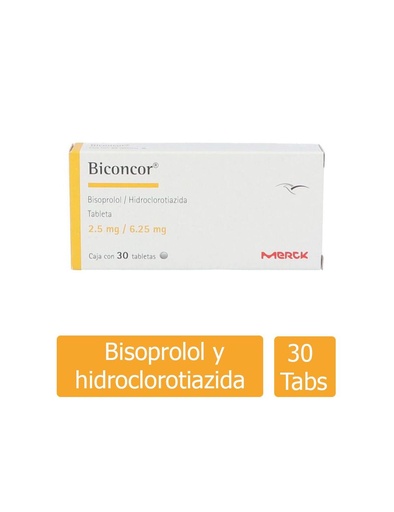 [7501298215891] Biconcor 2.5/6.25 Mg 30 Grageas
