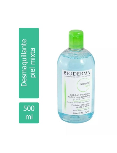 [3401575645851] Agua Micelar Bioderma Sébium H2O Mixta 500 Ml