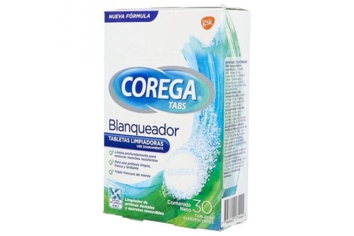 [7794640171444] Blanqueador De Protesis Corega 30 Tabletas Efervescentes
