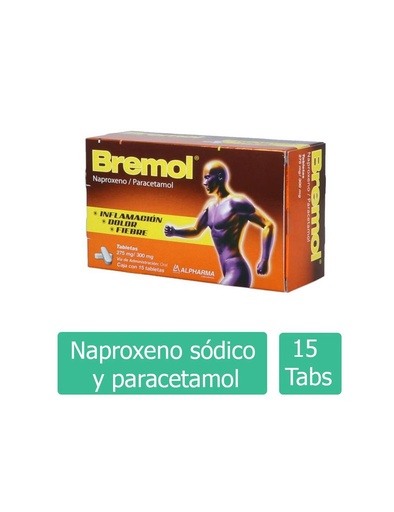 [7501384514570] Bremol 275/300 Mg 15 Tabletas