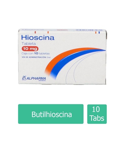 [7502226293271] Butilhioscina 10Mg Caja Con 10 Tabletas.