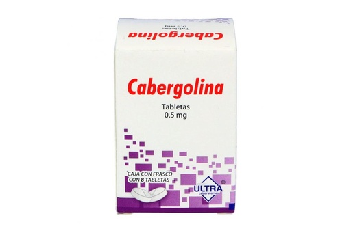 [7502216795129] Cabergolina 0.5 Mg Caja Con Frasco Con 8 Tabletas