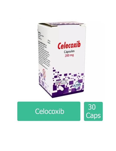 [7502216805385] Celecoxib 200 Mg 30 Cápsulas Genérico Ultra Lab 
