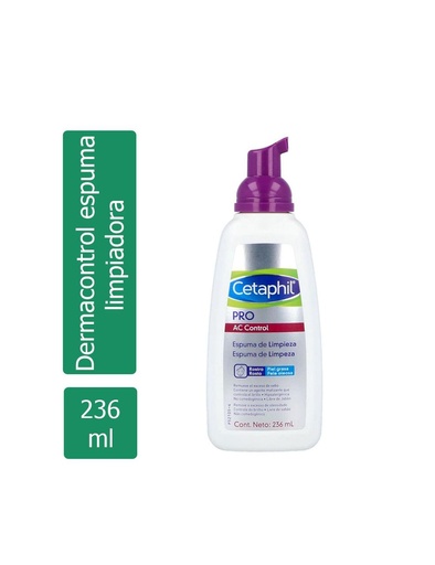 [3499320004497] Cetaphil Espuma Derma Control Piel Grasa 236 Ml 