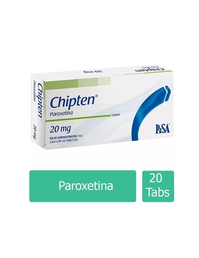 [7501125175756] Chipten 20 Mg 20 Tabletas 
