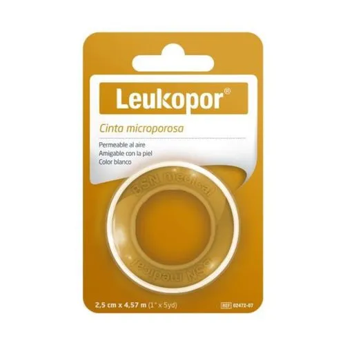 [7707331803241] Cinta Microporosa Leukopor Blanco 2.5 Cm X 4.57 M
