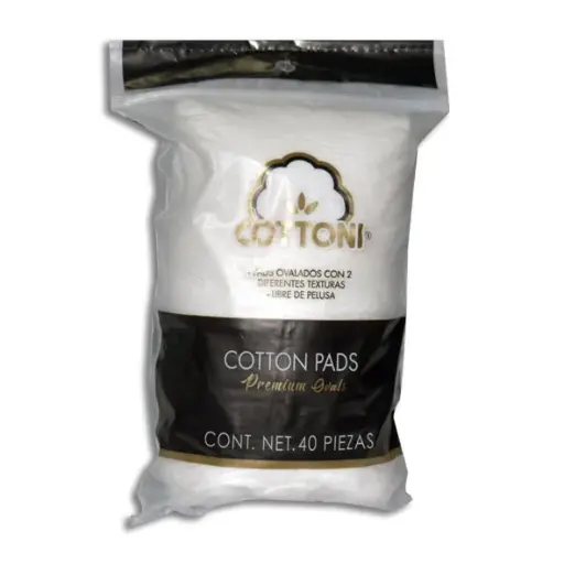[7503014279675] Cottoni Almohadillas Ovaladas Bolsa Con 40 Piezas