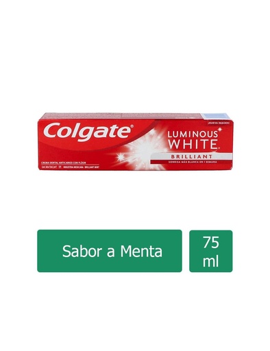 [7509546054650] Pasta Dental Colgate Luminous White 75 Ml 