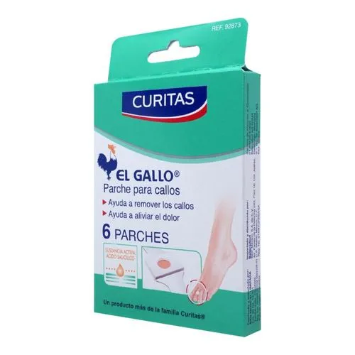 [7702003477270] Parche Curitas El Gallo 6 Piezas 