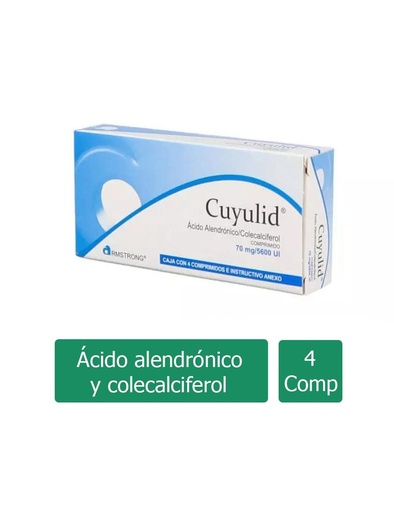 [7502216934474] Cuyulid 70 Mg/5600 UI 4 Comprimidos 