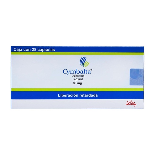 [7501082243376] Cymbalta 30 Mg Liberación Prolongada 28 Cápsulas 