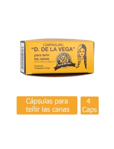 [7501289900010] Tinte D De La Vega 4 Cápsulas 