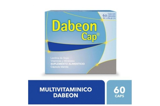 [7501298224459] Dabeon Cap Suplemento Alimenticio 60 Cápsulas 
