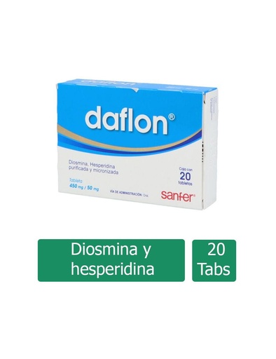 [7501070615277] Daflon 500 Mg 20 Tabletas 