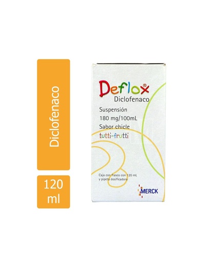 [7501298212371] Deflox 180 Mg Tutti Frutti 120 Ml 