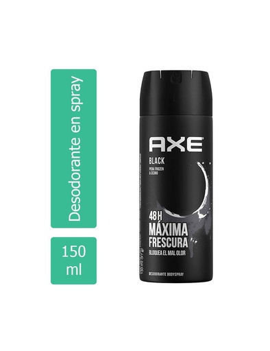 [7791293028781] Desodorante Axe Men Black Spray 150 Ml 