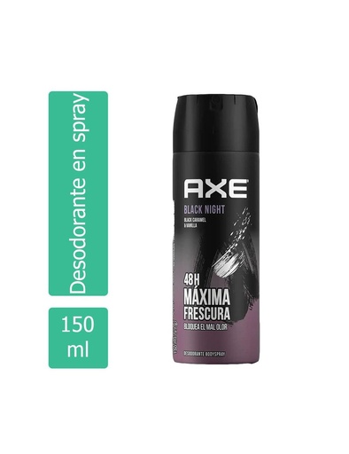 [7791293032153] Desodorante Axe Men Black Night Spray 150 Ml 