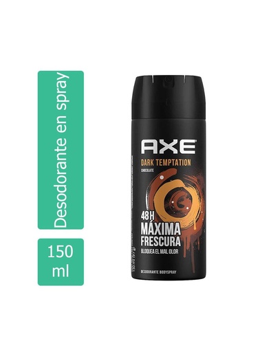 [7791293025797] Desodorante Axe Men Dark Tempation Spray 150 Ml 