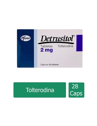 [7501287613516] Detrusitol 2 Mg 28 Tabletas 