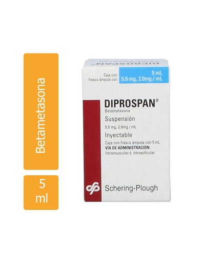 [7501050610490] Diprospan 5/2 Mg Frasco Ámpula 5 Ml 