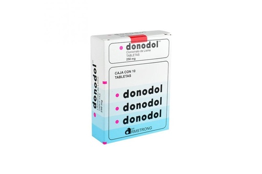 [7501089808226] Donodol 250 Mg 10 Tabletas 