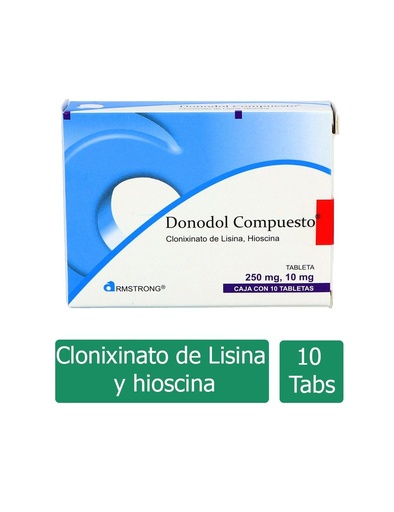 [7501089808806] Donodol Compuesto 250 Mg 10 Tabletas 