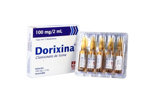 [7501300409898] Dorixina 100 Mg 5 Ampolleta 2 Ml 