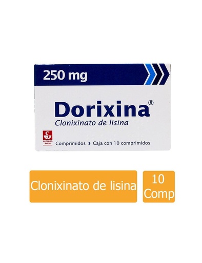 [7501300409713] Dorixina Forte 250 Mg 10 Tabletas 