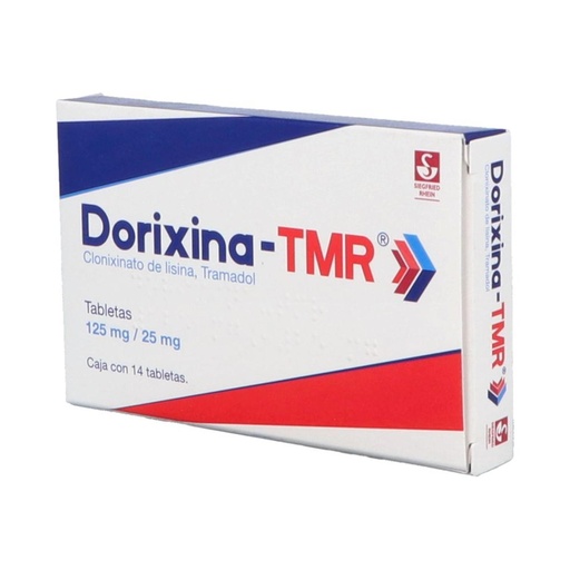[7501300420237] Dorixina-TMR 125/25 Mg 14 Tabletas 