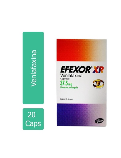 [7501108765134] Efexor Xr Liberación Prolongada 37.5 Mg 20 Cápsulas 