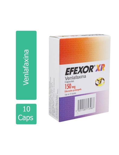 [7501108713487] Efexor Xr 150 Mg 10 Cápsulas 