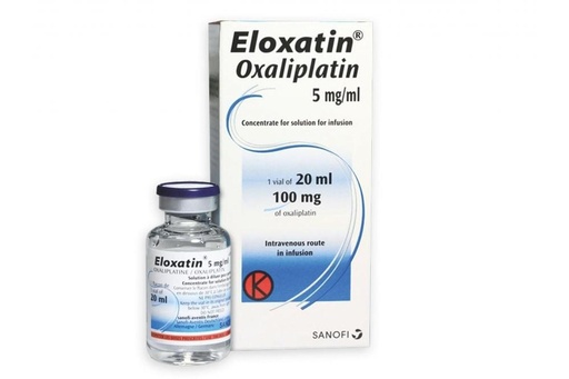 [7501165005549] Eloxatin 100 Mg Solución Inyectable Frasco Ámpula 20 Ml 