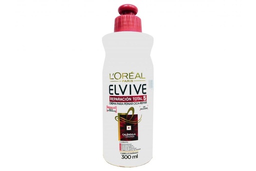 [7506078947917] Crema Para Peinar L'Oréal Paris Elvive Reparación Total 5 300 Ml 
