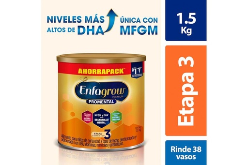 [7506205811418] Alimento Para Niños Enfagrow Promental Etapa 3 1.5 Kg 